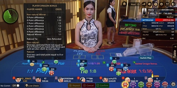 baccarat live casino